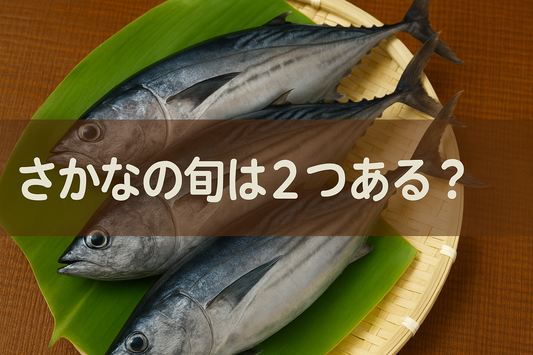 【🐟「旬」って1つじゃない？！】😮実はふたつあるんです✨